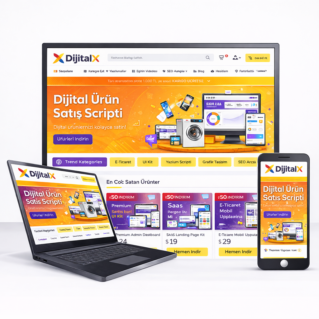 Ex Genel E-Ticaret Yazılımı (Tüm Sektörlere Uyarlanabilir)