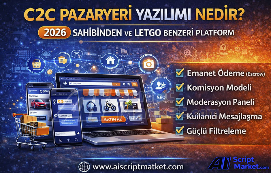C2C Pazaryeri Sistem Kurulum Rehberi