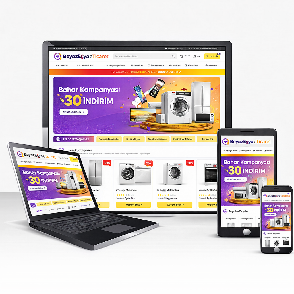 Beyaz Eşya E-ticaret Yazılımı