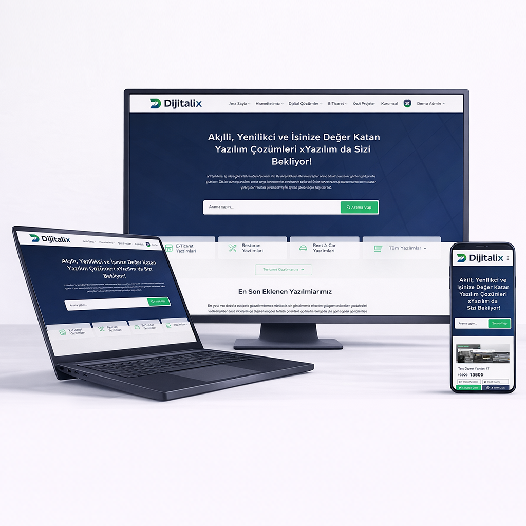Dijital Ürünler E-Ticaret Yazılımı